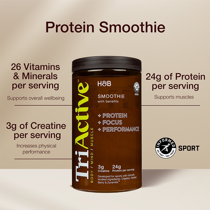 TriActive Protein Smoothie Apple & Blueberry 500g